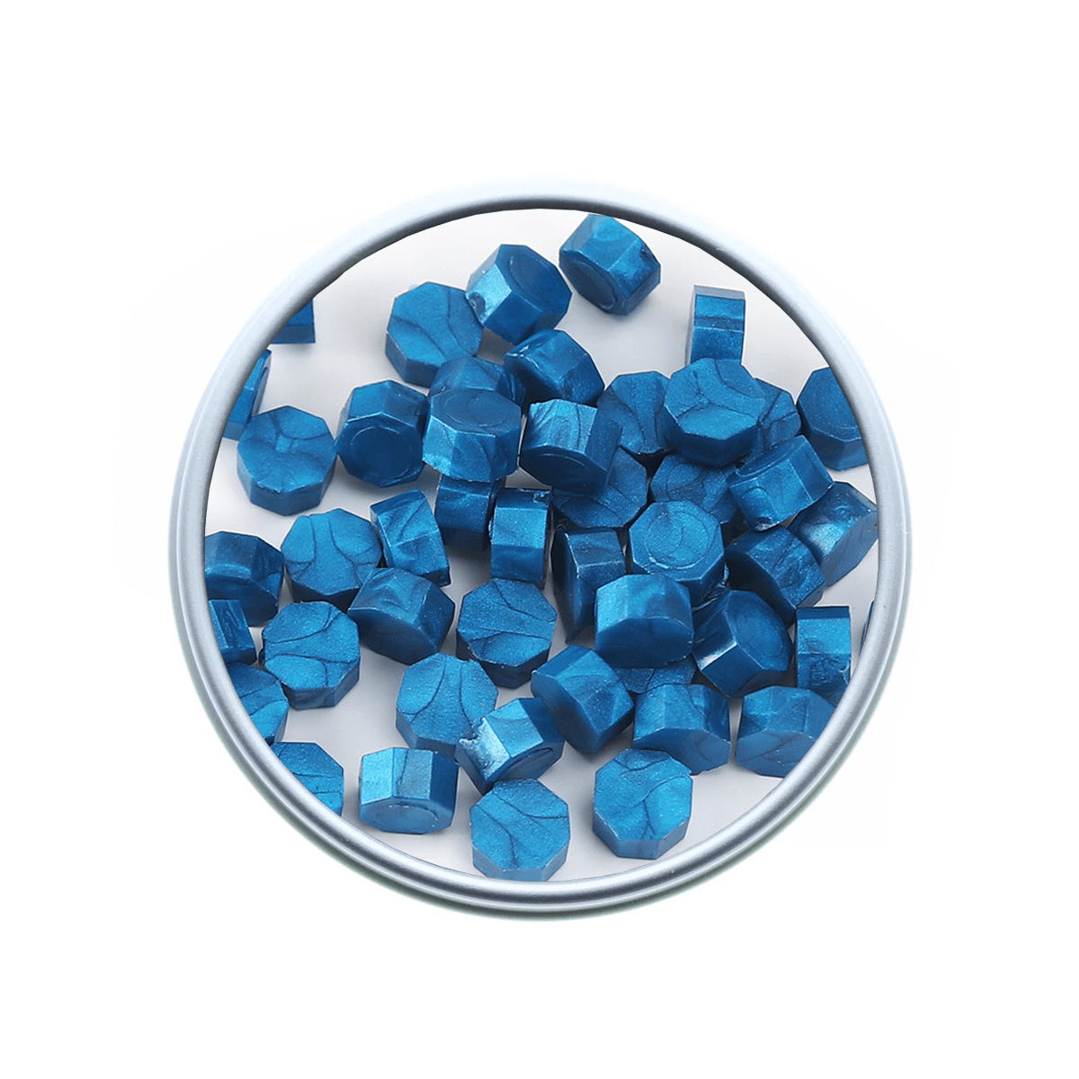 Metgift Wax Seal Stamp - Bright Blue Sealing Wax Beads - 9.99
