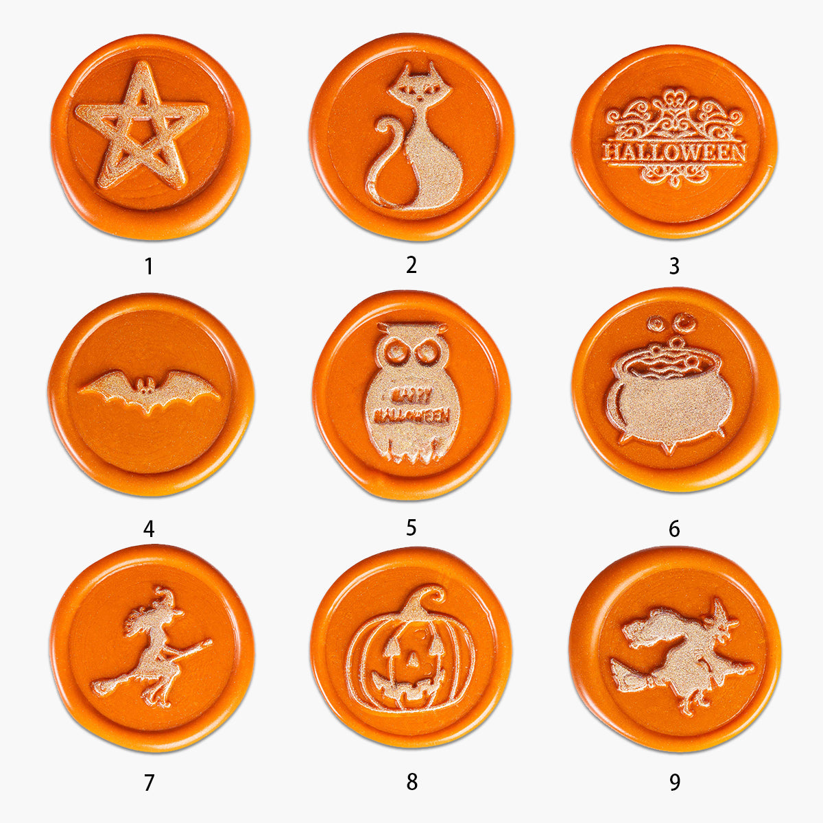 Halloween Wax Seal Stamp (13 Designs)