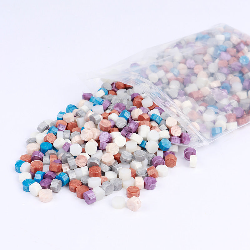 Bagged Wax Beads 1500Pcs/Bag  METGIFT Morandi Mix  