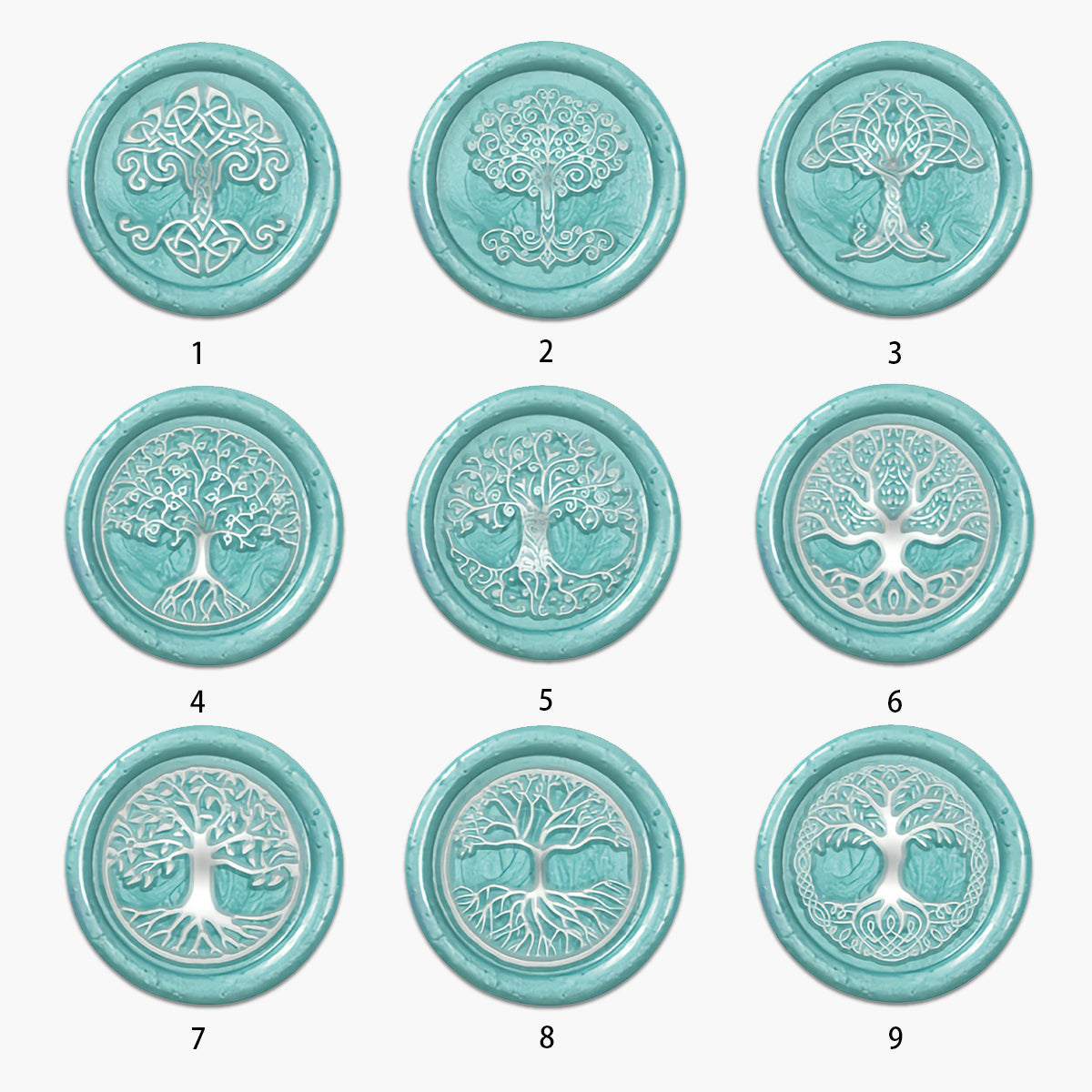 Custom Tree of Life Wax Seal Stamp (17 Designs)