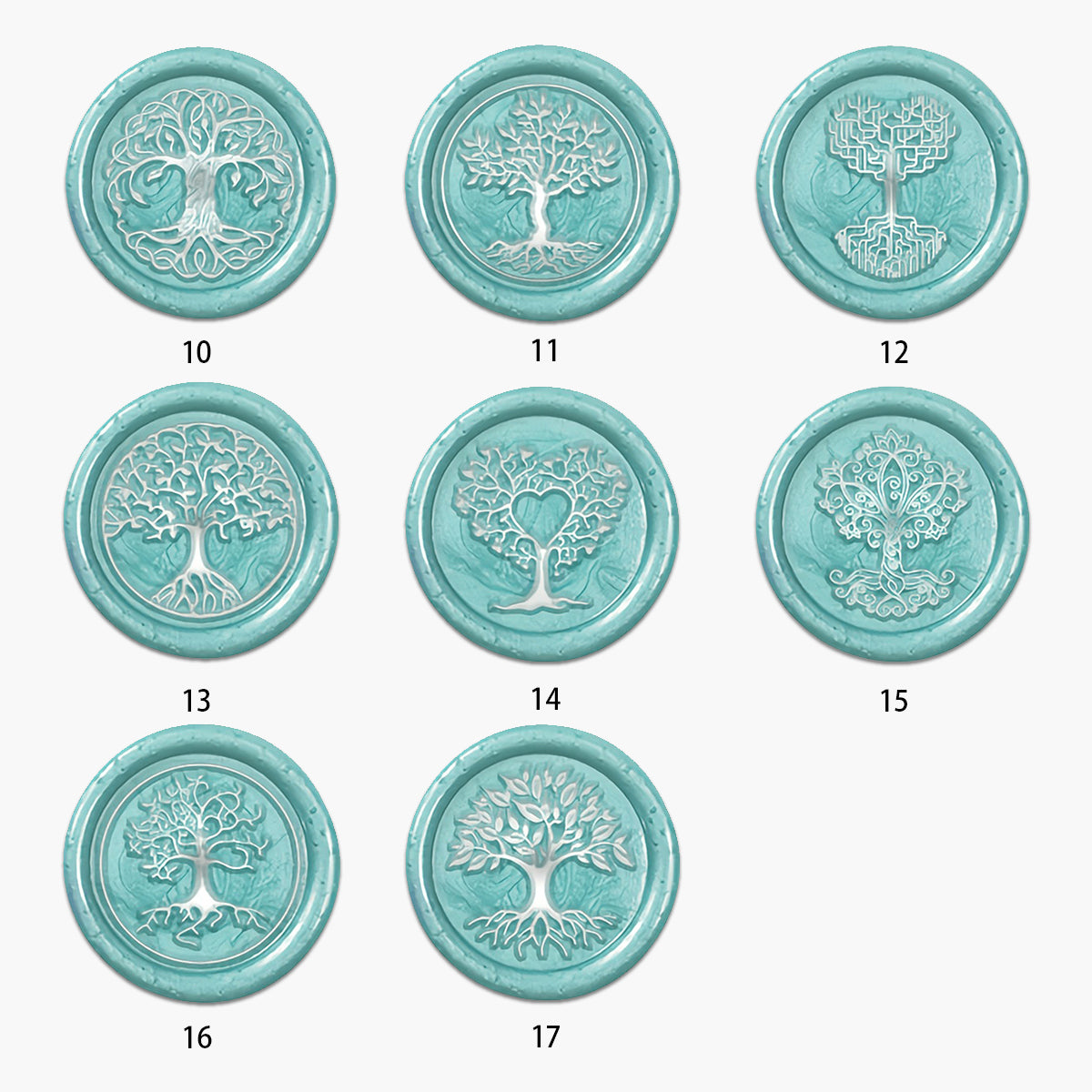 Custom Tree of Life Wax Seal Stamp (17 Designs)
