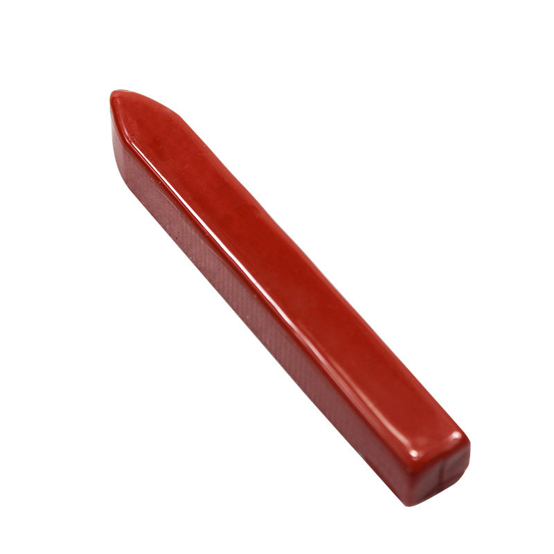 Transparent Ceramic Style Wax Sticks - 4 Sticks  METGIFT Red - 4 Sticks  