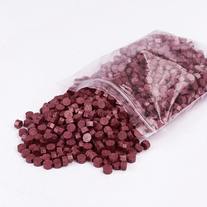 Bagged Wax Beads 1500Pcs/Bag  METGIFT Sauce Fruit Red  