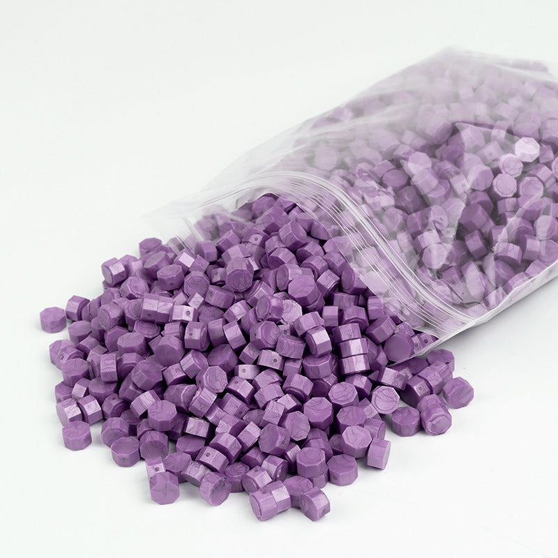 Bagged Wax Beads 1500Pcs/Bag  METGIFT Purple  