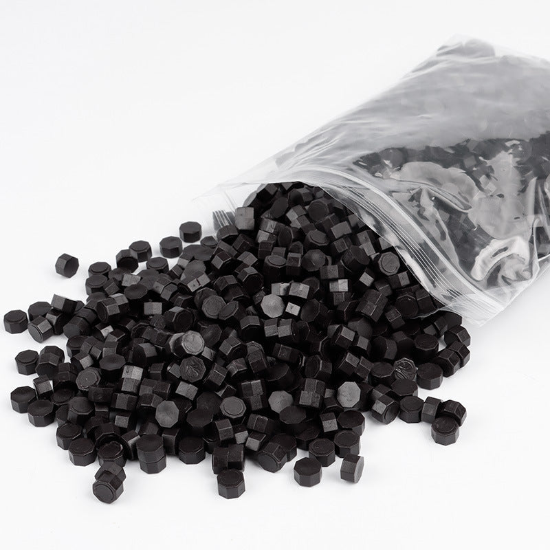 Bagged Wax Beads 1500Pcs/Bag  METGIFT Black  