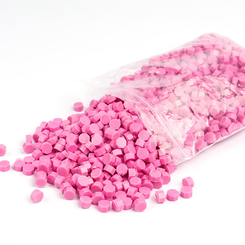 Bagged Wax Beads 1500Pcs/Bag  METGIFT Princess Pink  