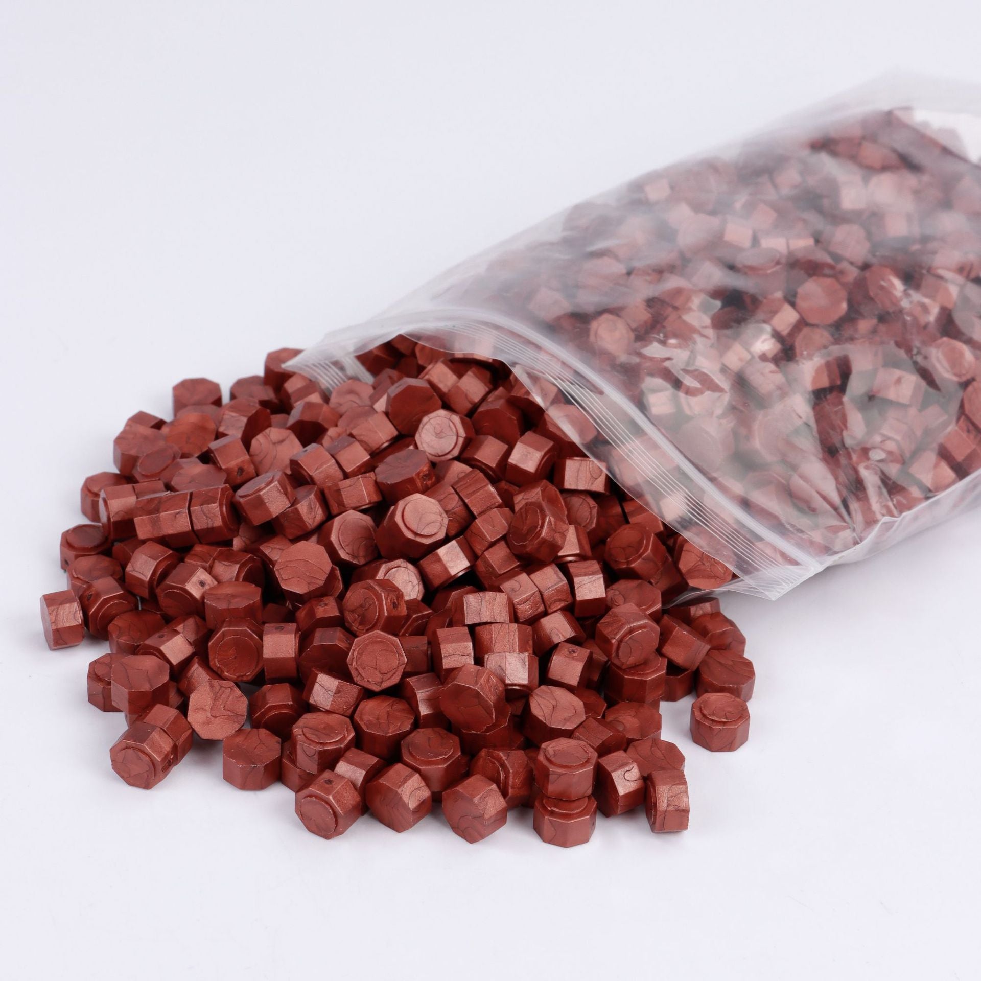 Bagged Wax Beads 1500Pcs/Bag  METGIFT Red Gold  