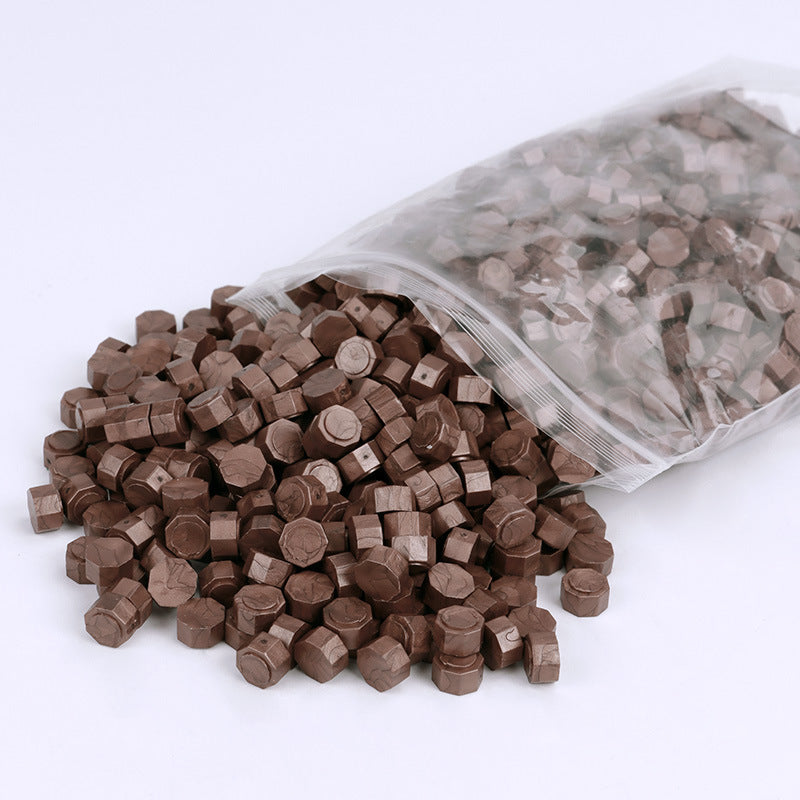 Bagged Wax Beads 1500Pcs/Bag  METGIFT Red Copper  